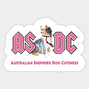 Australian Shepherd Dog Cuteness Sticker